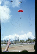 Ted Goble Collection, No. 8, U.S. Air Force Paratroopers Micronesian Olympic Games 1969